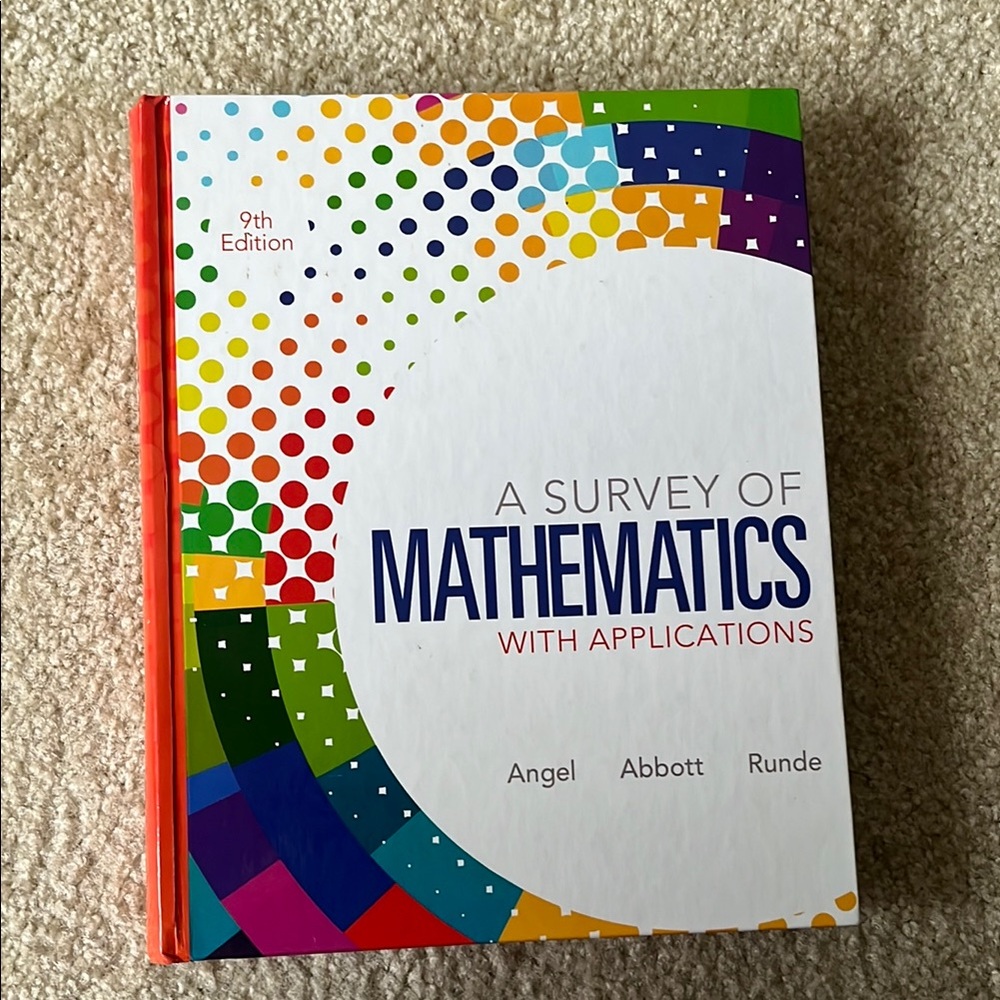 A Survey of Mathematics Textbook 9th Edition